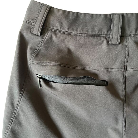 Mens Gray Nau Shorts Size 32 With Pockets & Zippered Back Pockets Lightweight Du - Picture 7 of 10